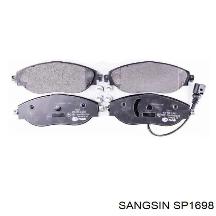 SP1698 Sangsin Колодки передние