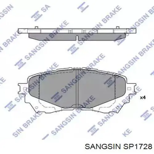 Колодки Sangsin SP1728 цена, от 25.67 USD