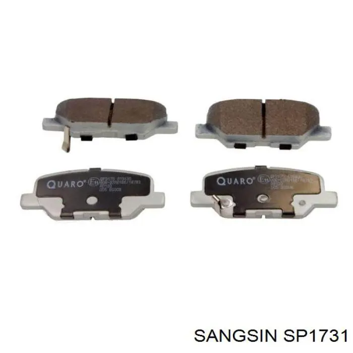 SP1731 Sangsin Колодки тормозные дисковые комплект