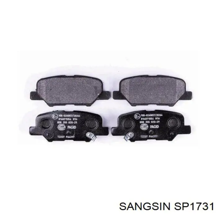 Колодки дисковые  Sangsin SP1731 цена, от 15.59 USD