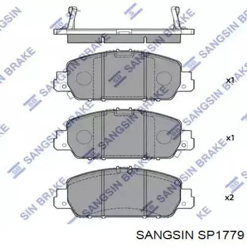 SP1779 Sangsin Колодки передние