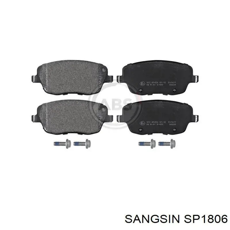 SP1806 Sangsin Колодки передние