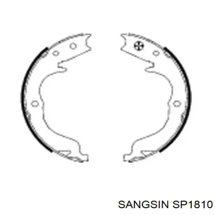 Колодки Sangsin SP1810 цена, от 18.43 USD