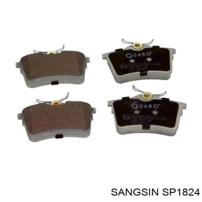 Купить SP1824 Sangsin Колодки тормозные задние, дисковые