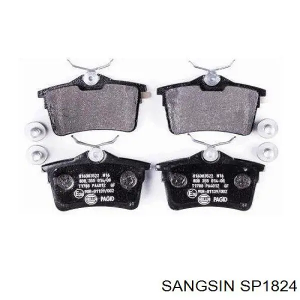 SP1824 Sangsin Колодки тормозные дисковые комплект