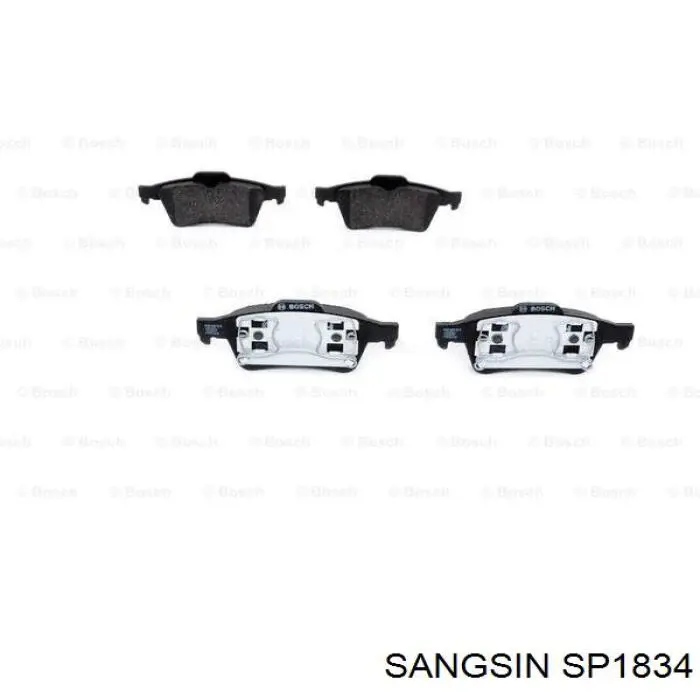 Задние тормозные колодки SP1834 Sangsin