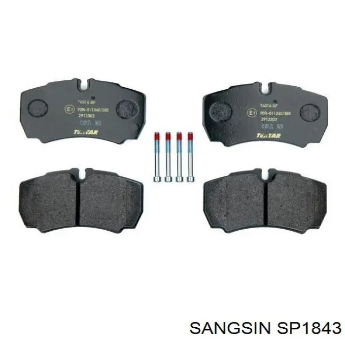 Колодки дисковые  Sangsin SP1843 цена, от 20.32 USD