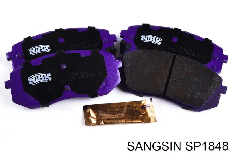 SP1848 SANGSIN Pastillas de freno delanteras original y equivalente