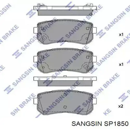 SP1850 Sangsin sapatas do freio traseiras de disco