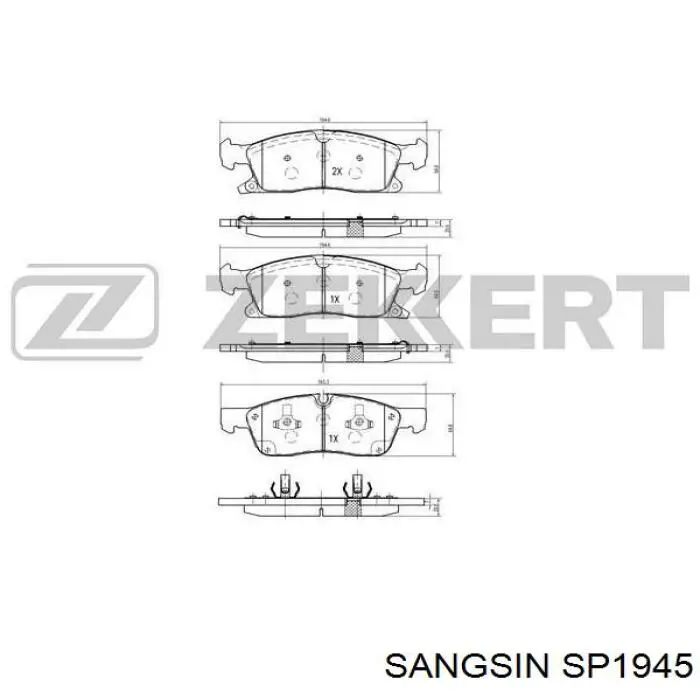 Передние тормозные колодки P50109N Brembo