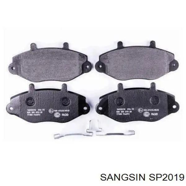 SP2019 Sangsin Колодки передние