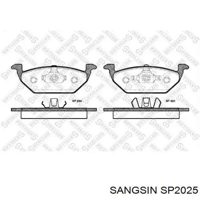Купить SP2025 Sangsin Колодки тормозные