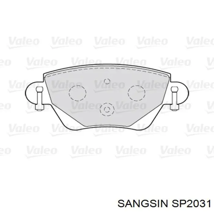 Колодки дисковые  Sangsin SP2031 цена, от 15.95 USD