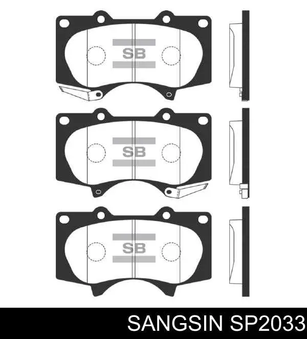 SP2033 Sangsin Колодки передние