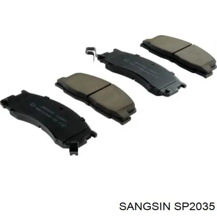 Купить SP2035 Sangsin Колодки тормозные