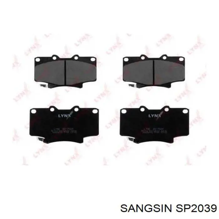 Колодки Sangsin SP2039 цена, от 19.22 USD