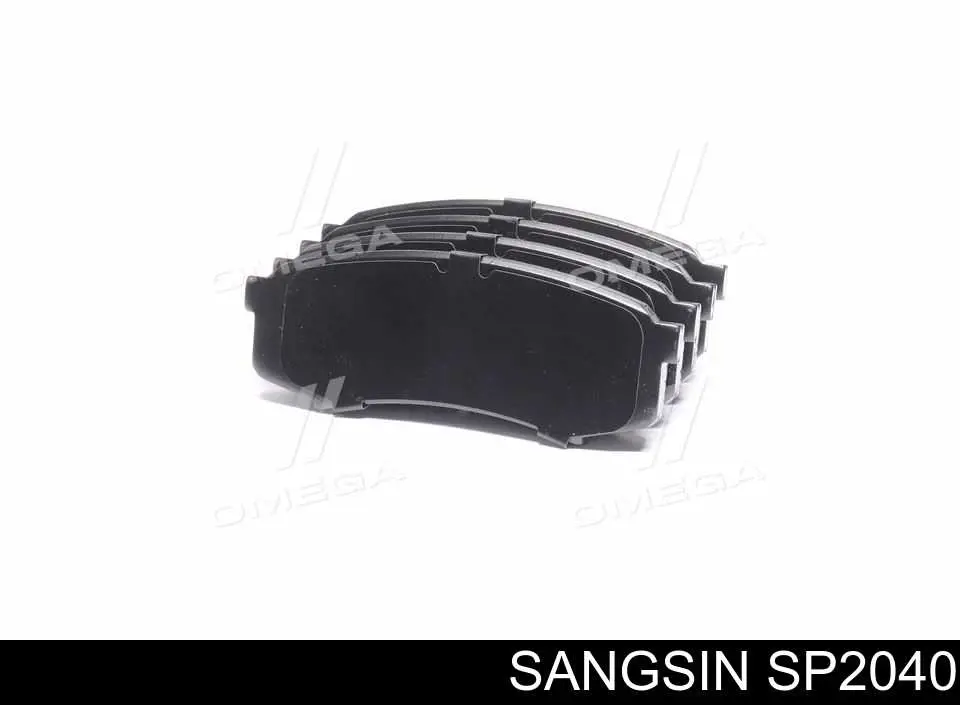 Колодки тормозные задние дисковые Sangsin SP2040