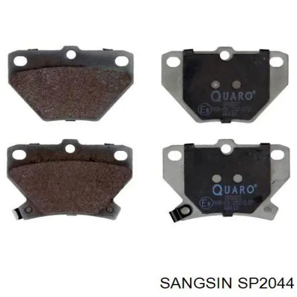 Купить SP2044 Sangsin Колодки тормозные задние, дисковые