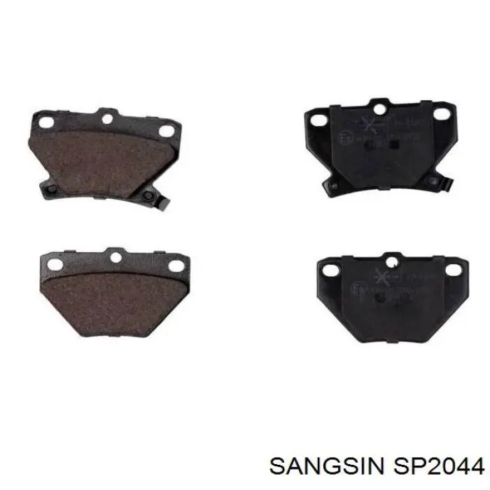 Колодки дисковые  Sangsin SP2044 цена, от 12.97 USD