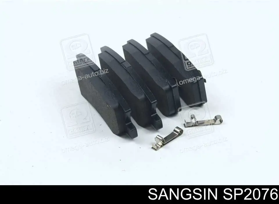 Колодки тормозные задние дисковые Sangsin SP2076