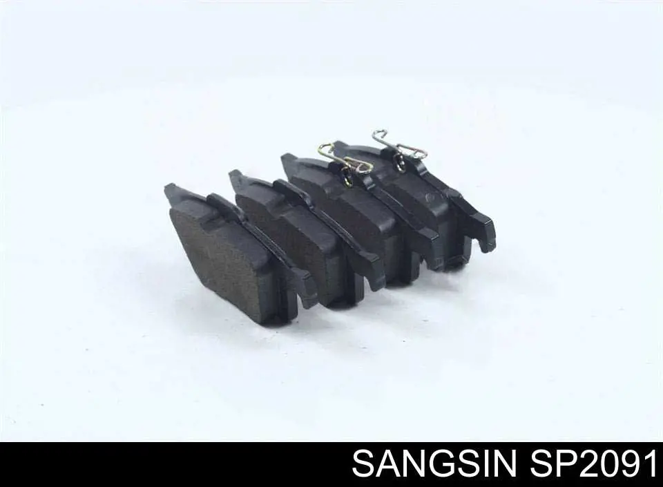 Купить SP2091 Sangsin Колодки тормозные задние, дисковые