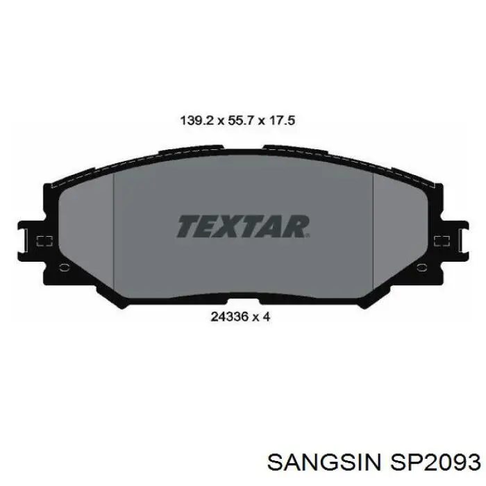 Колодки Sangsin SP2093 цена, от 19.02 USD