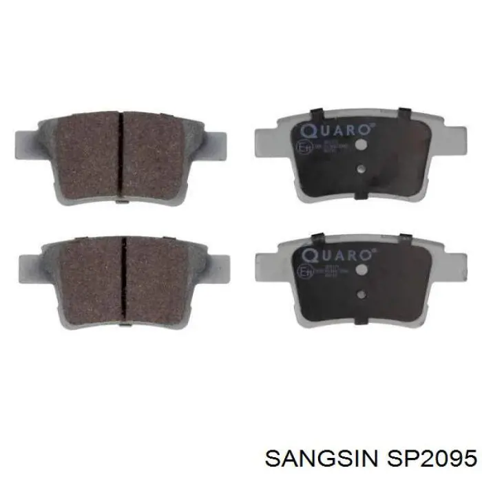 Задние тормозные колодки SP2095 Sangsin