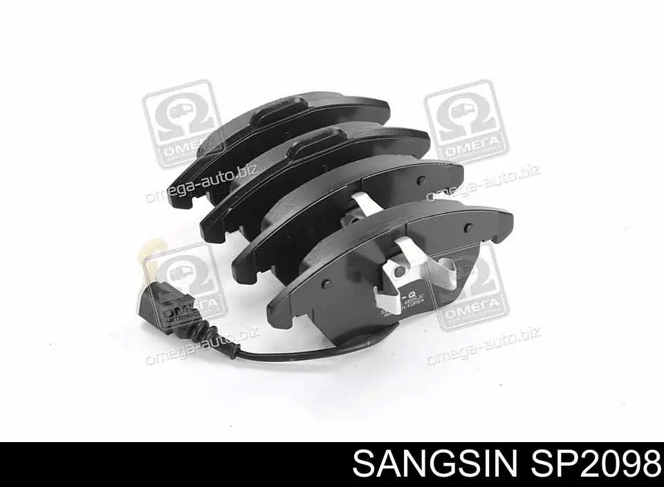 SP2098 Sangsin колодки тормозные передние дисковые