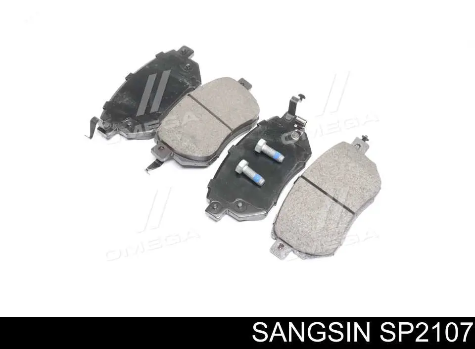 Передние тормозные колодки SP2107 Sangsin