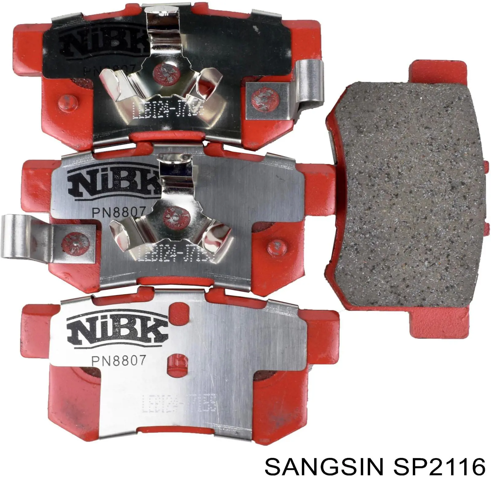Задние тормозные колодки SP2116 Sangsin