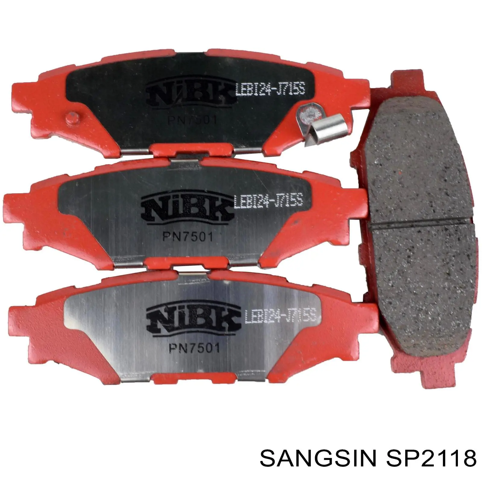 Купить SP2118 Sangsin Колодки тормозные задние, дисковые