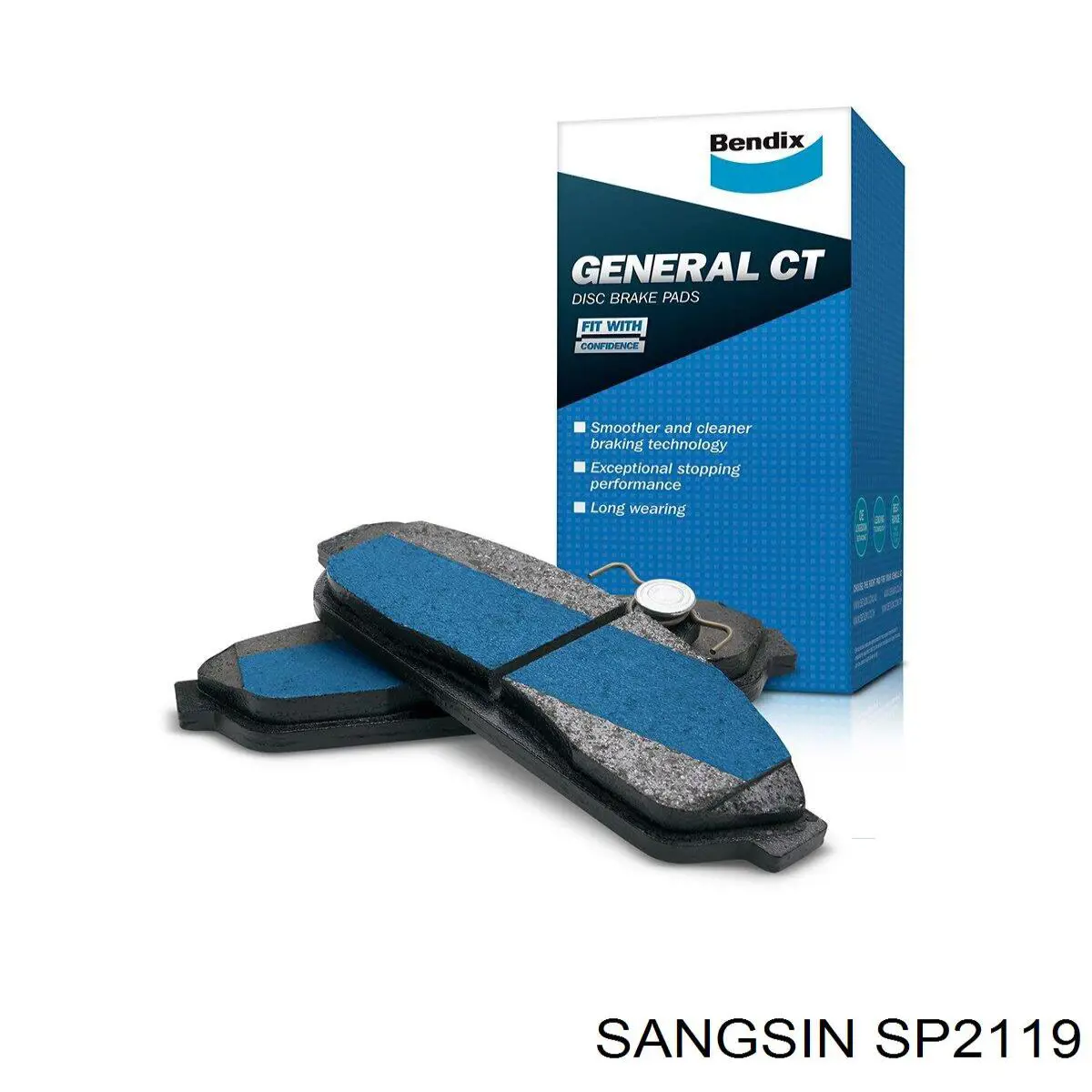 Передние тормозные колодки SP2119 Sangsin