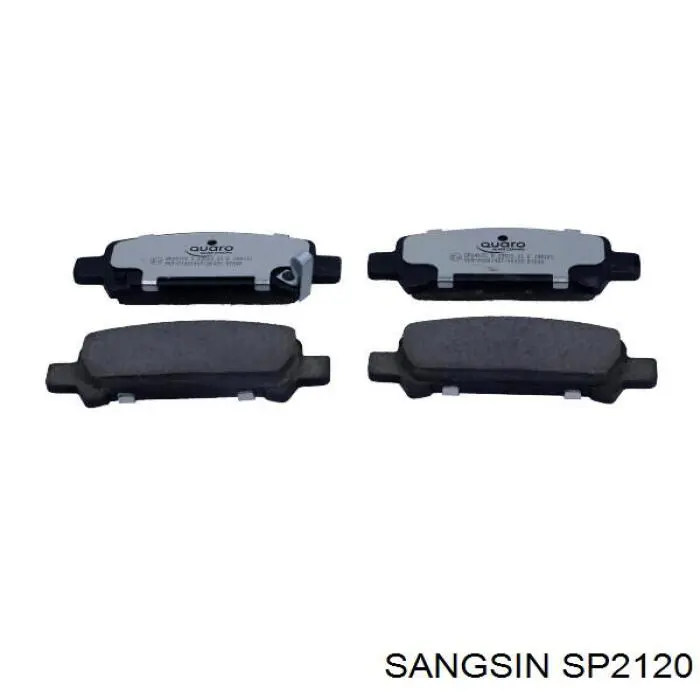 SP2120 Sangsin Колодки тормозные дисковые комплект