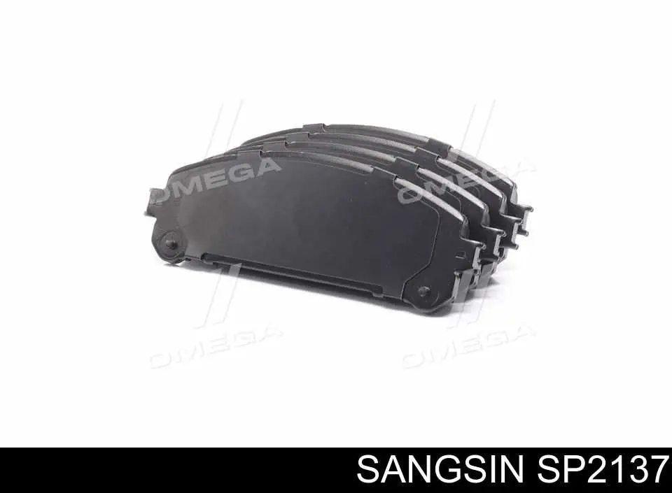 SP2137 Sangsin колодки тормозные передние дисковые