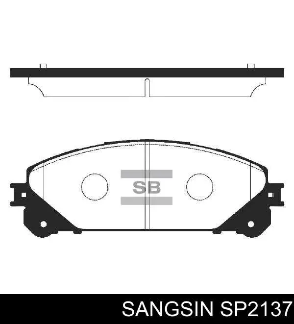 SP2137 Sangsin Колодки передние