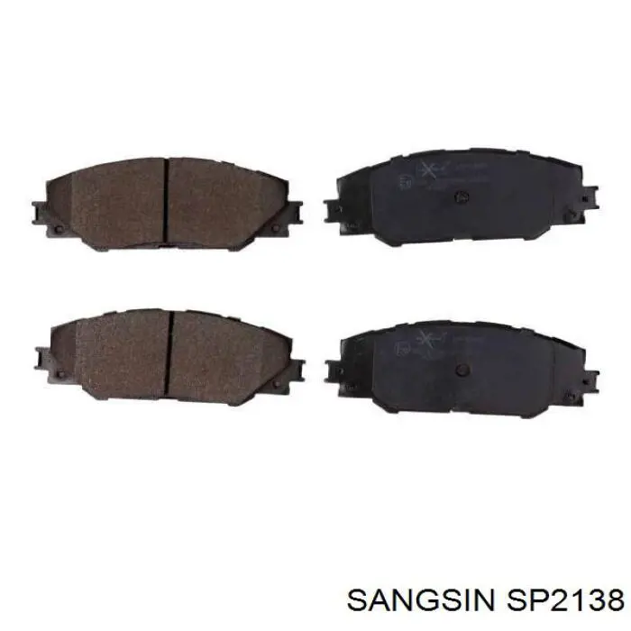 Купить SP2138 Sangsin Колодки тормозные