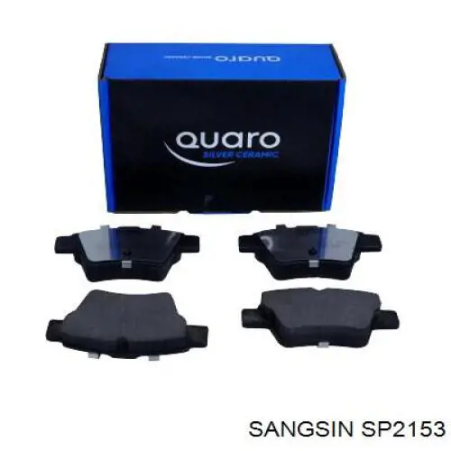 SP2153 Sangsin Колодки тормозные дисковые комплект