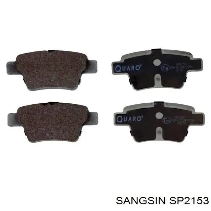 Колодки дисковые  Sangsin SP2153 цена, от 16.80 USD