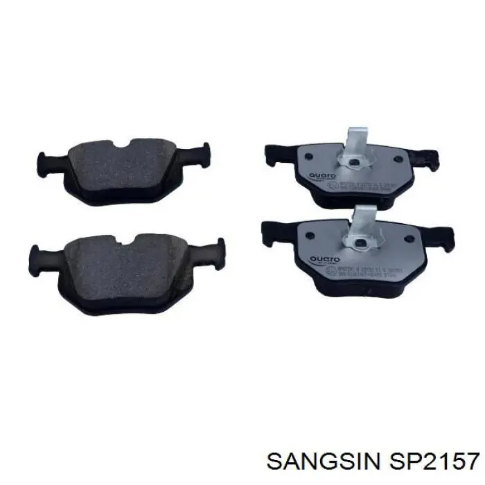 SP2157 Sangsin Колодки тормозные дисковые комплект