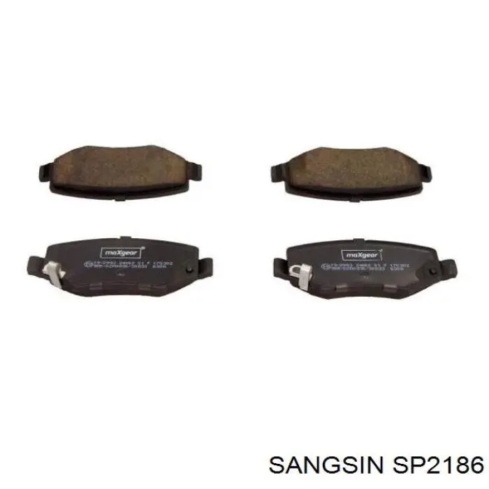 Задние тормозные колодки 986494706 Bosch