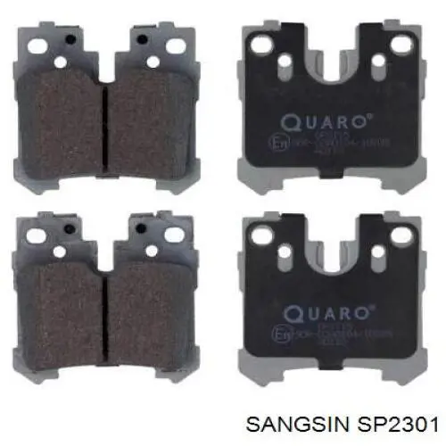 Задние тормозные колодки SP2301 Sangsin