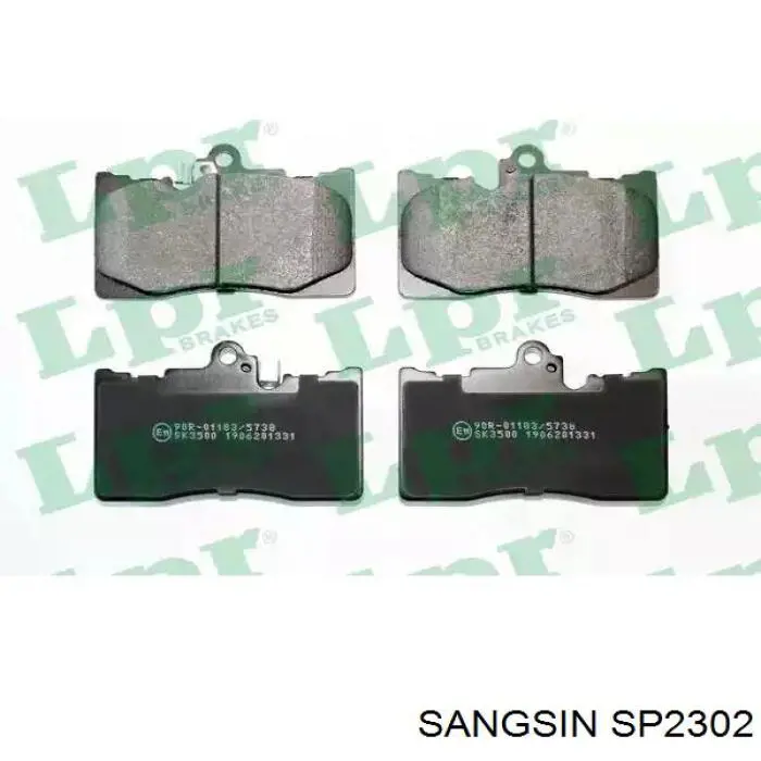 Колодки Sangsin SP2302 цена, от 28.08 USD