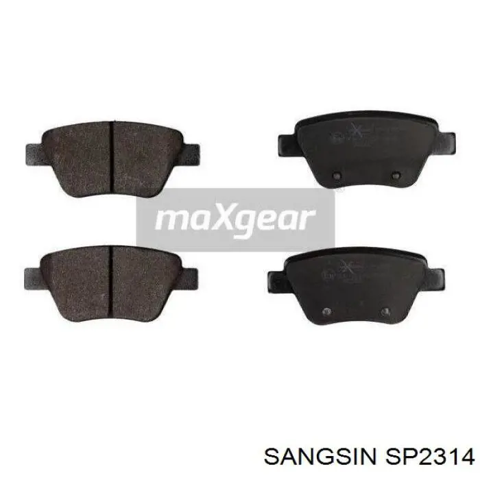 Колодки дисковые  Sangsin SP2314 цена, от 22.03 USD