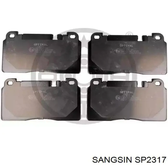 Колодки дисковые  Sangsin SP2317 цена, от 31.65 USD