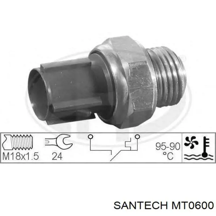 MT0600 Santech Датчик радиатора