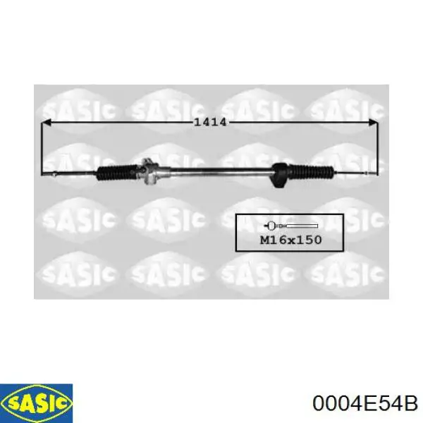 Рейка рулевая Sasic 0004E54