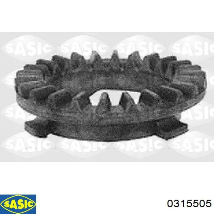 0315505 Sasic проставка (резиновое кольцо пружины передней верхняя)