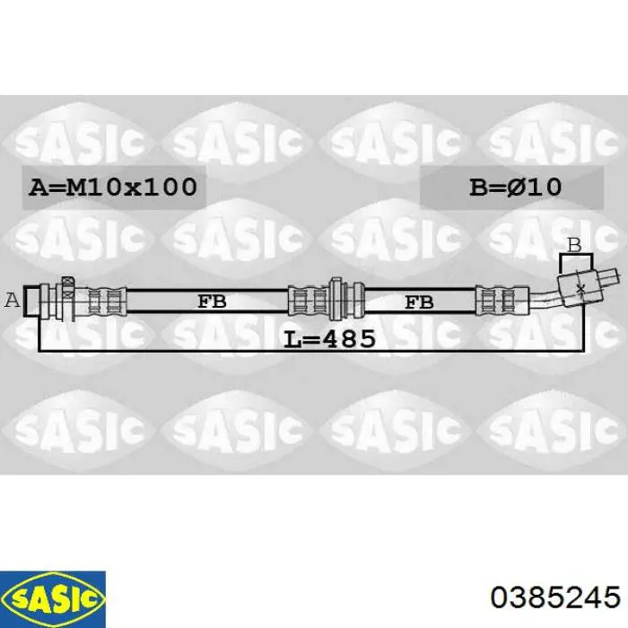 Опора переднего амортизатора 0385245 Sasic