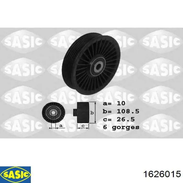 Натяжная планка поликлинового ремня Opel 90537585