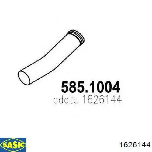 Паразитный ролик 1626144 Sasic